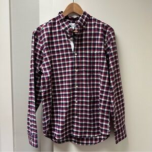 Old Navy Regular Fit Cotton Plaid Shirt M
